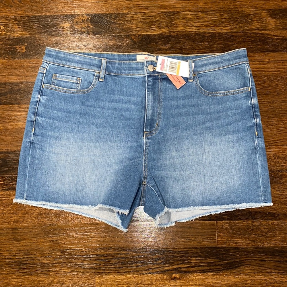 Vineyard Vines Stretch Jean Denim Cut Off Shorts